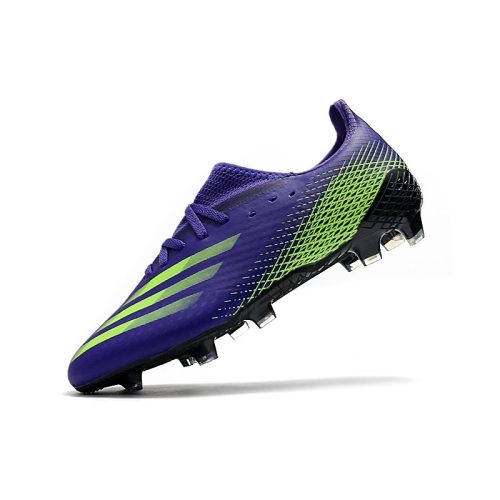 fodboldstøvler adidas X Ghosted.1 FG Lilla Grøn_6.jpg